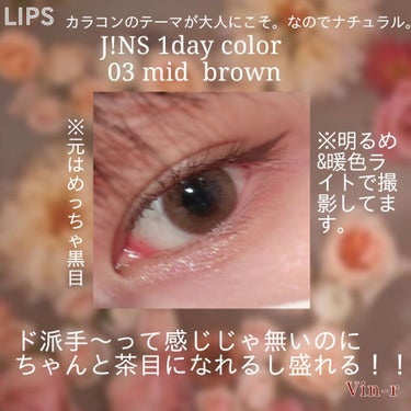 JINS1DAYCOLOR/JINS/ワンデー（１DAY）カラコンを使ったクチコミ（2枚目）