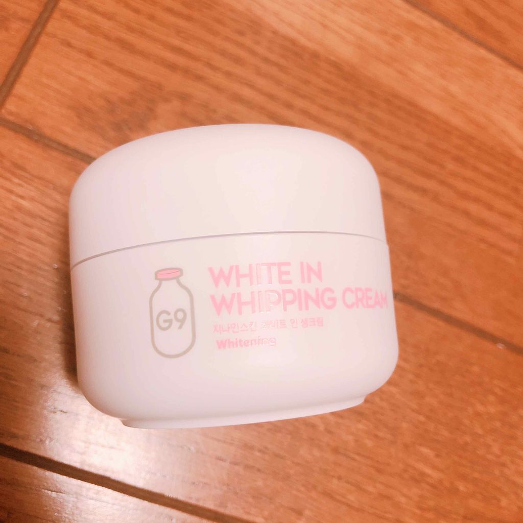 WHITE WHIPPING CREAM(ウユクリーム)/G9SKIN/化粧下地を使ったクチコミ（1枚目）