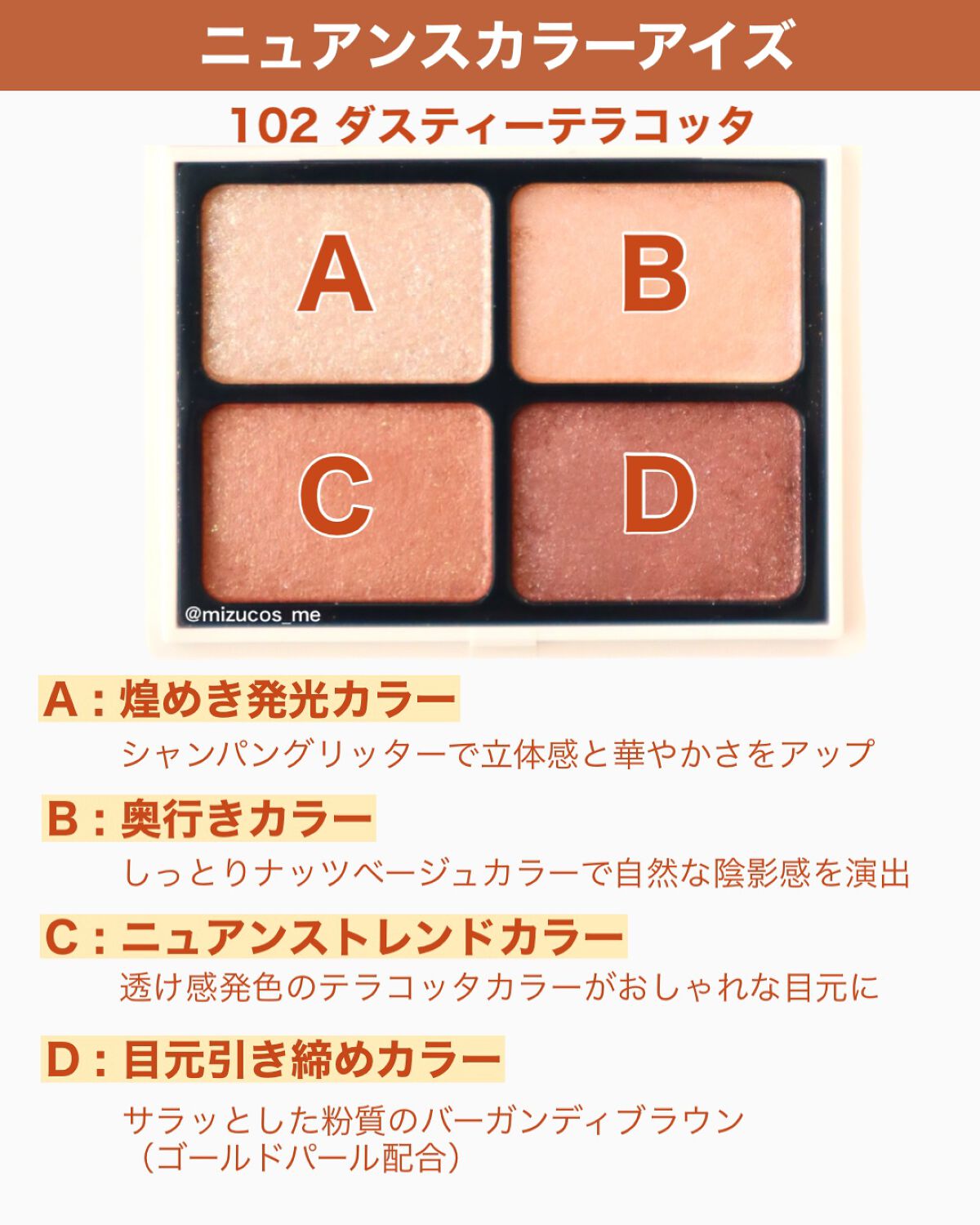 ニュアンスカラーアイズ/Enamor/アイシャドウパレットを使ったクチコミ(4枚目)