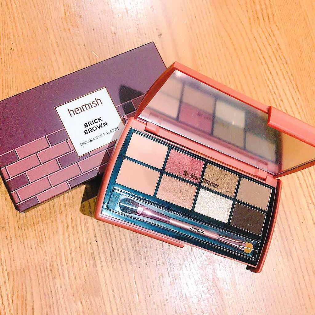 デイリズムアイパレット/heimish/アイシャドウパレットを使ったクチコミ（1枚目）