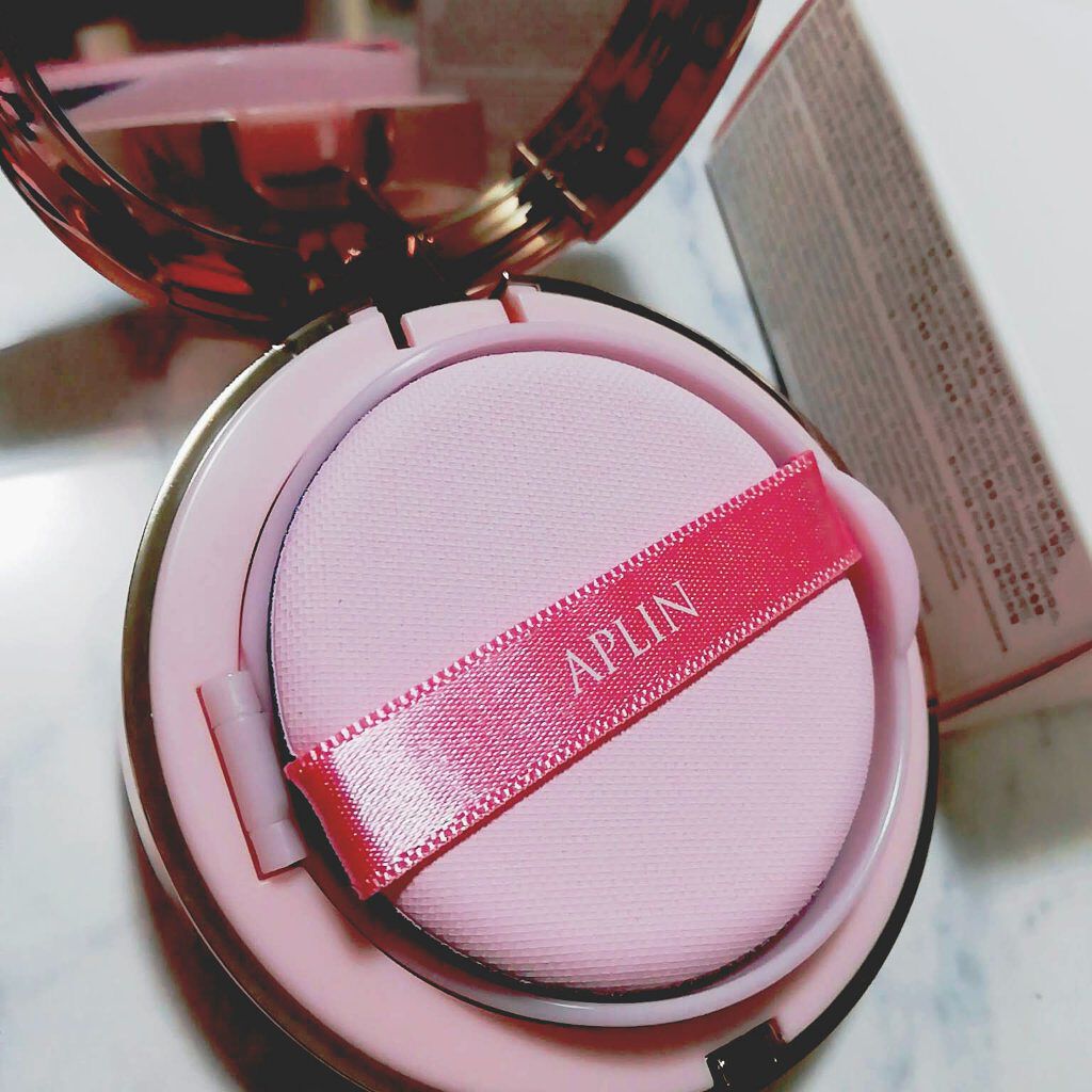ピンクティーツリーカバークッション/APLIN/クッションファンデーションを使ったクチコミ（2枚目）