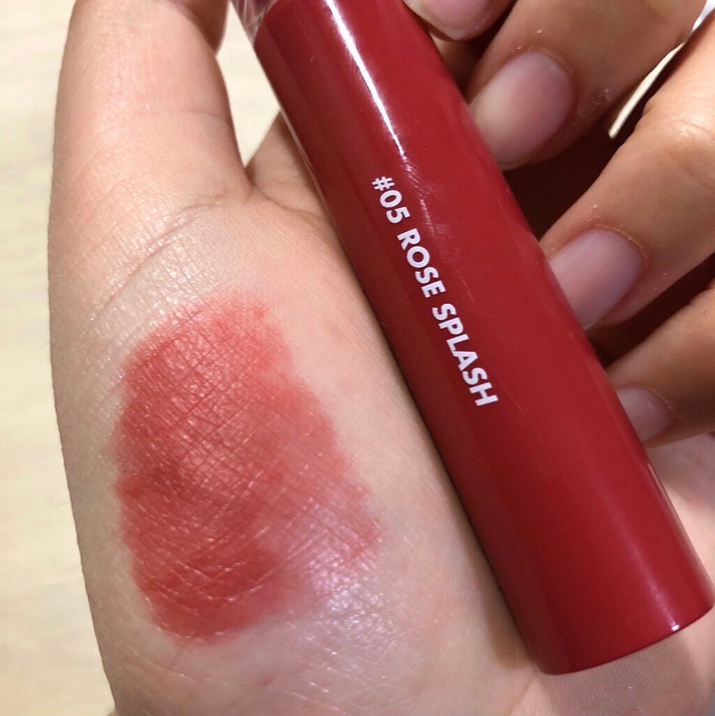 グラスティングウォーターティント/rom&nd/リップティントを使ったクチコミ(3枚目)