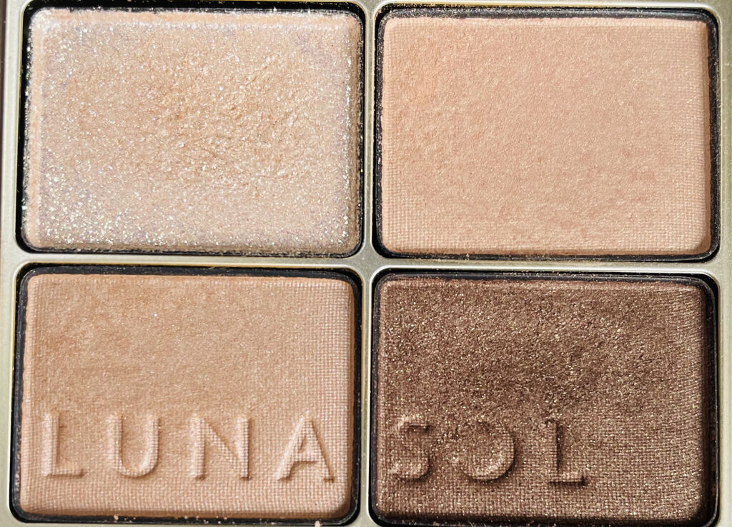 スキンモデリングアイズ/LUNASOL/アイシャドウパレットを使ったクチコミ（2枚目）