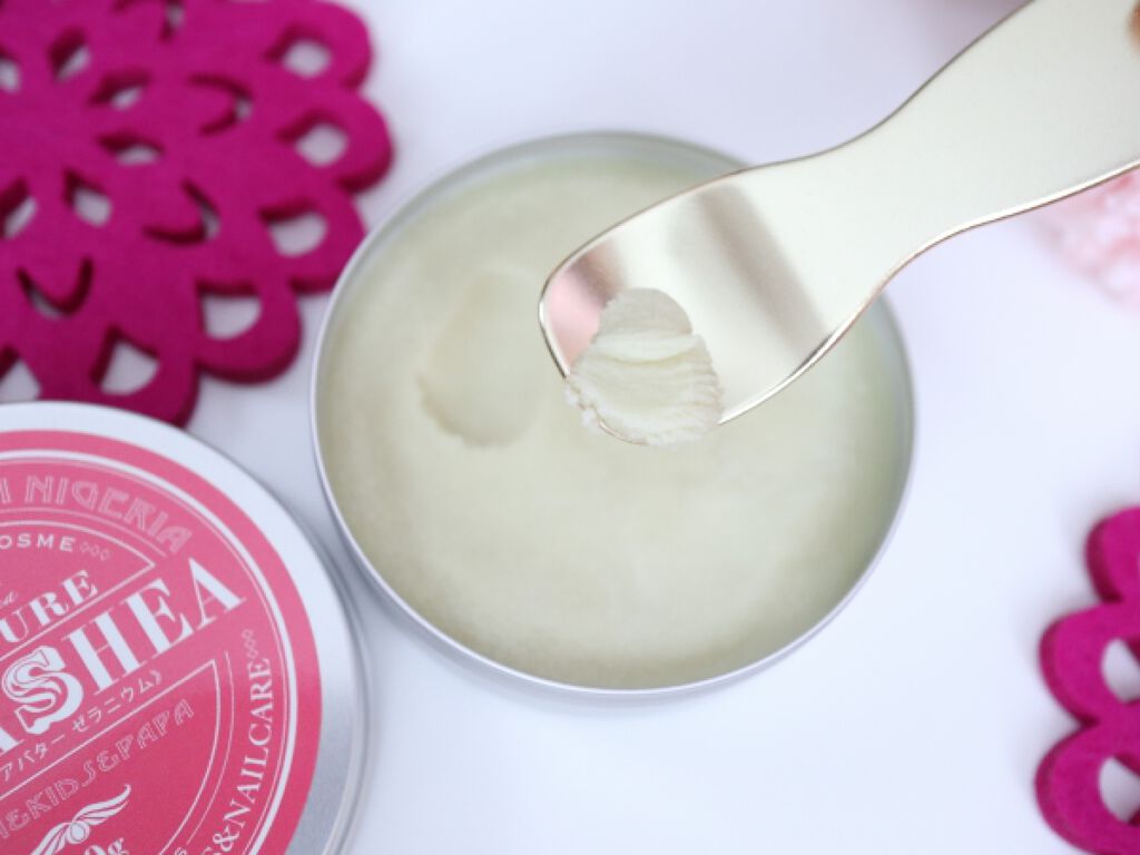 ナマシア 高保湿生シアバター ゼラニウムの香り/ナマシア/フェイスクリームを使ったクチコミ（1枚目）