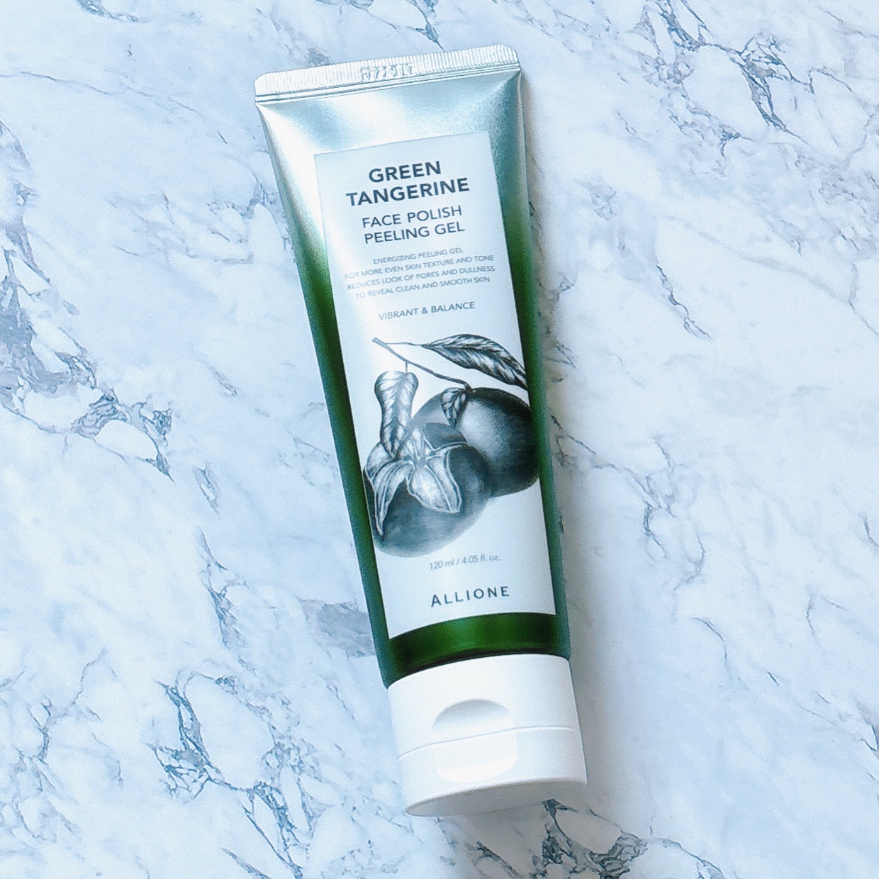 フェイスポリッシュピーリングジェル green tangerine/ALLIONE/ピーリングを使ったクチコミ（1枚目）
