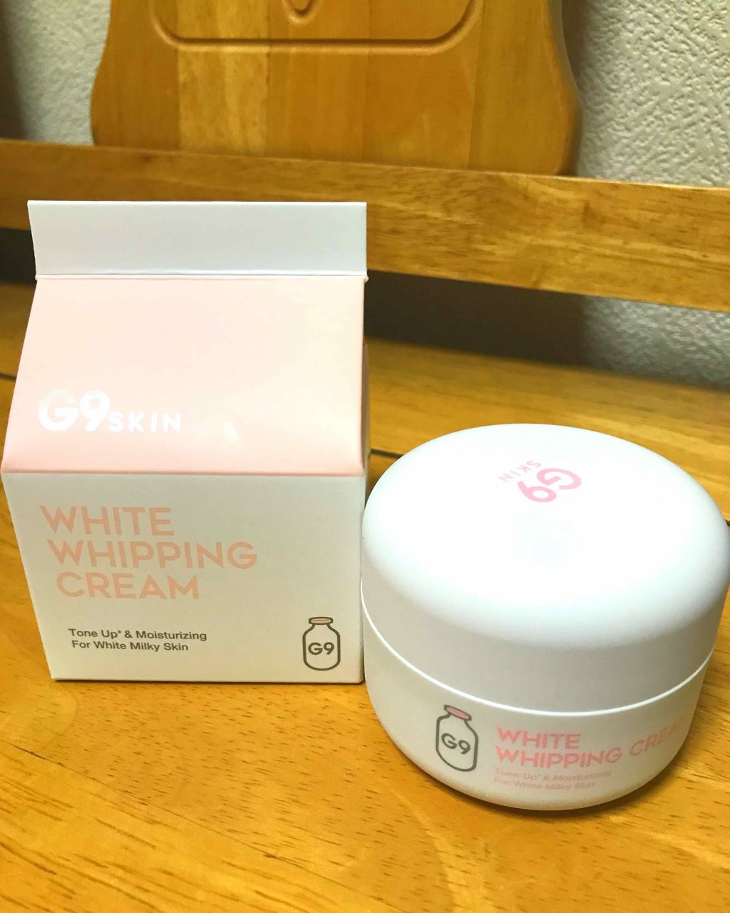 WHITE WHIPPING CREAM(ウユクリーム)/G9SKIN/化粧下地を使ったクチコミ（1枚目）