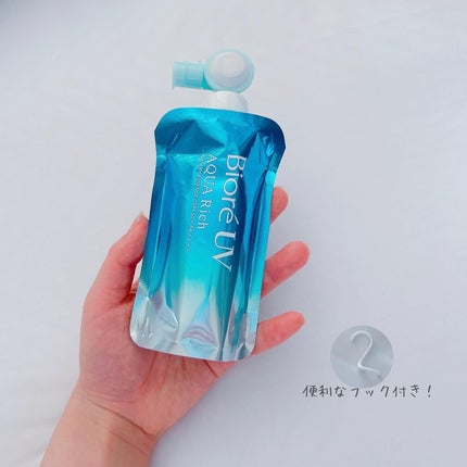 アクアリッチ フレッシュパウチ/ビオレ/日焼け止めローションを使ったクチコミ(2枚目)