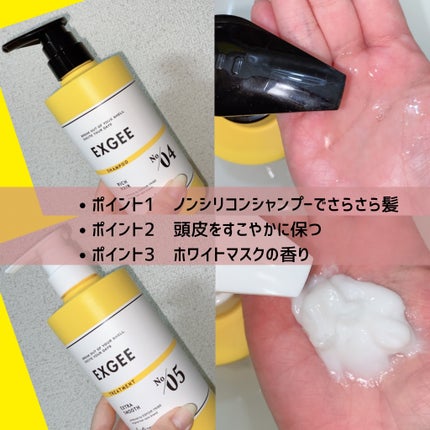 エグジー シャンプー/トリートメント/EXGEE/市販シャンプーを使ったクチコミ(2枚目)