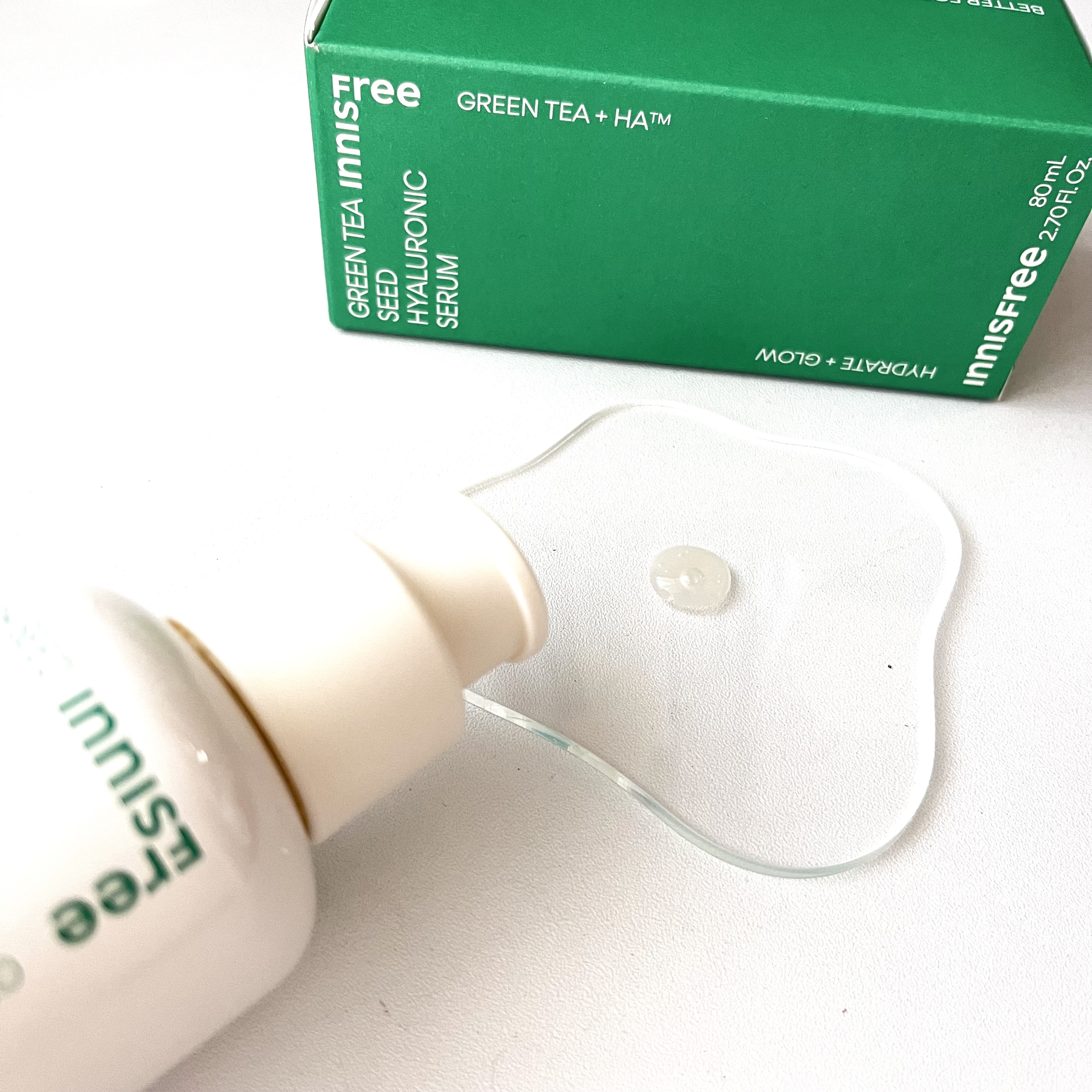 グリーンティーシード ヒアルロン セラム　/innisfree/美容液を使ったクチコミ（2枚目）