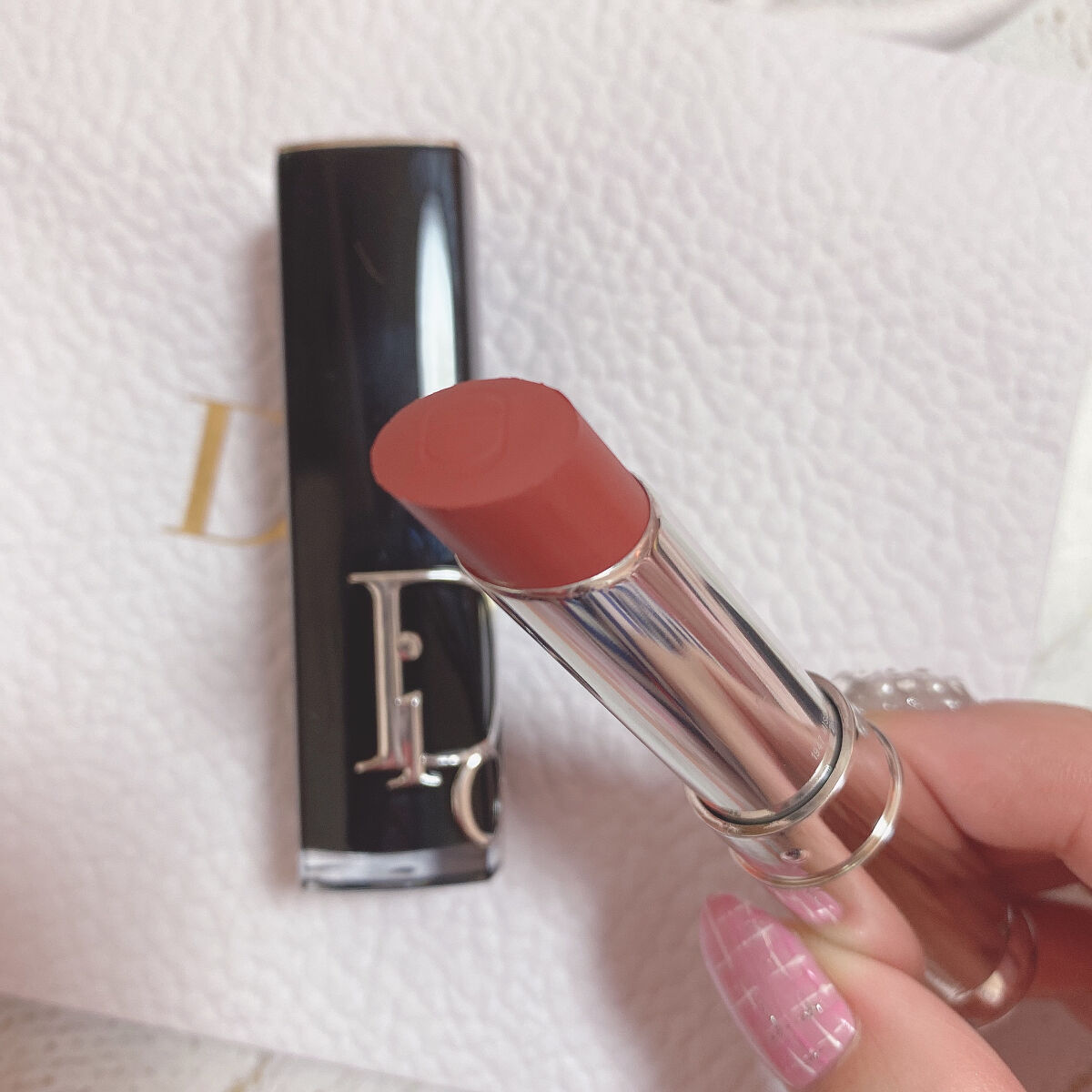 ディオール アディクト リップスティック 1947 ミス ディオール（生産終了）/Dior/口紅を使ったクチコミ（2枚目）