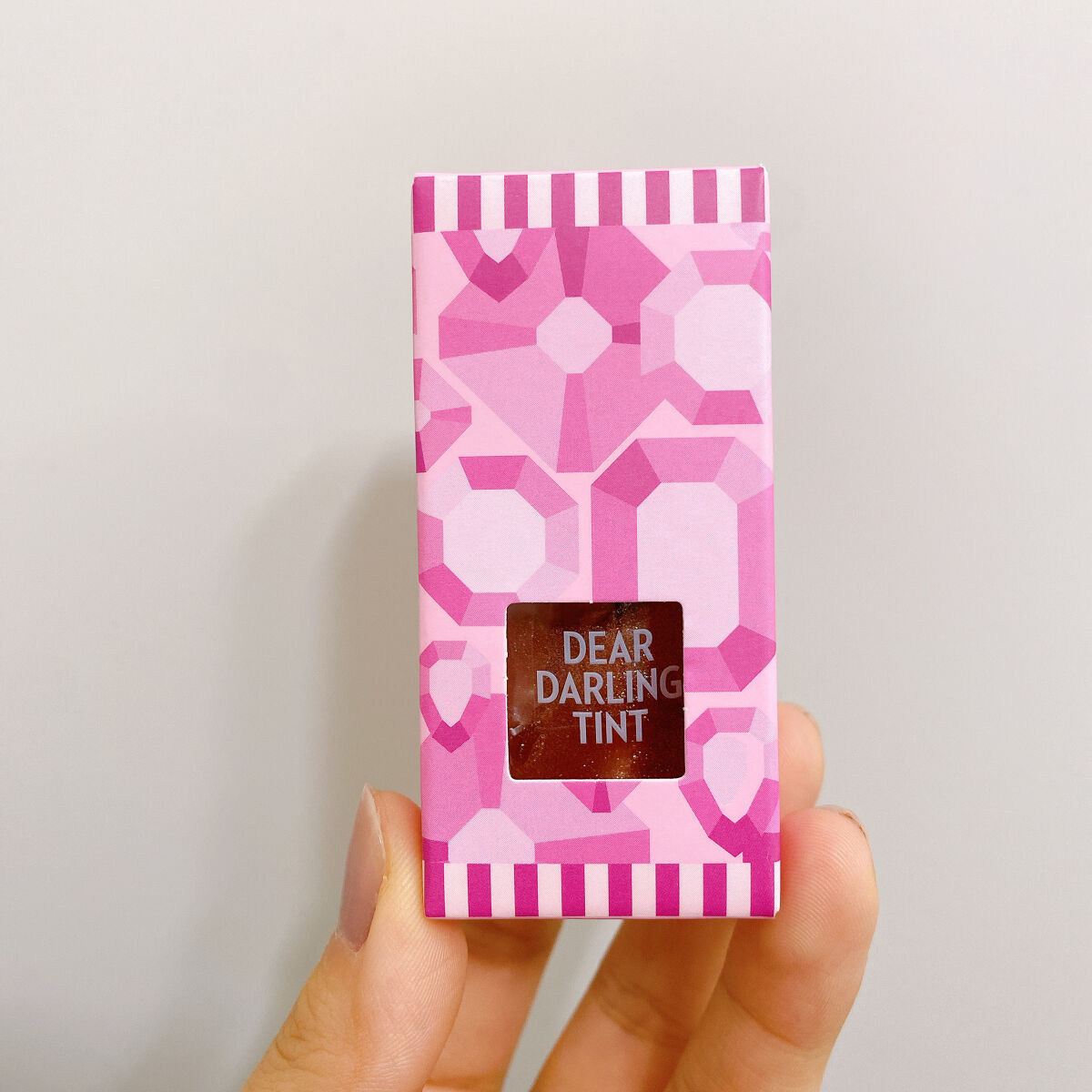 ディアダーリン ウォータージェルティント （アイスティント）/ETUDE/口紅を使ったクチコミ（3枚目）