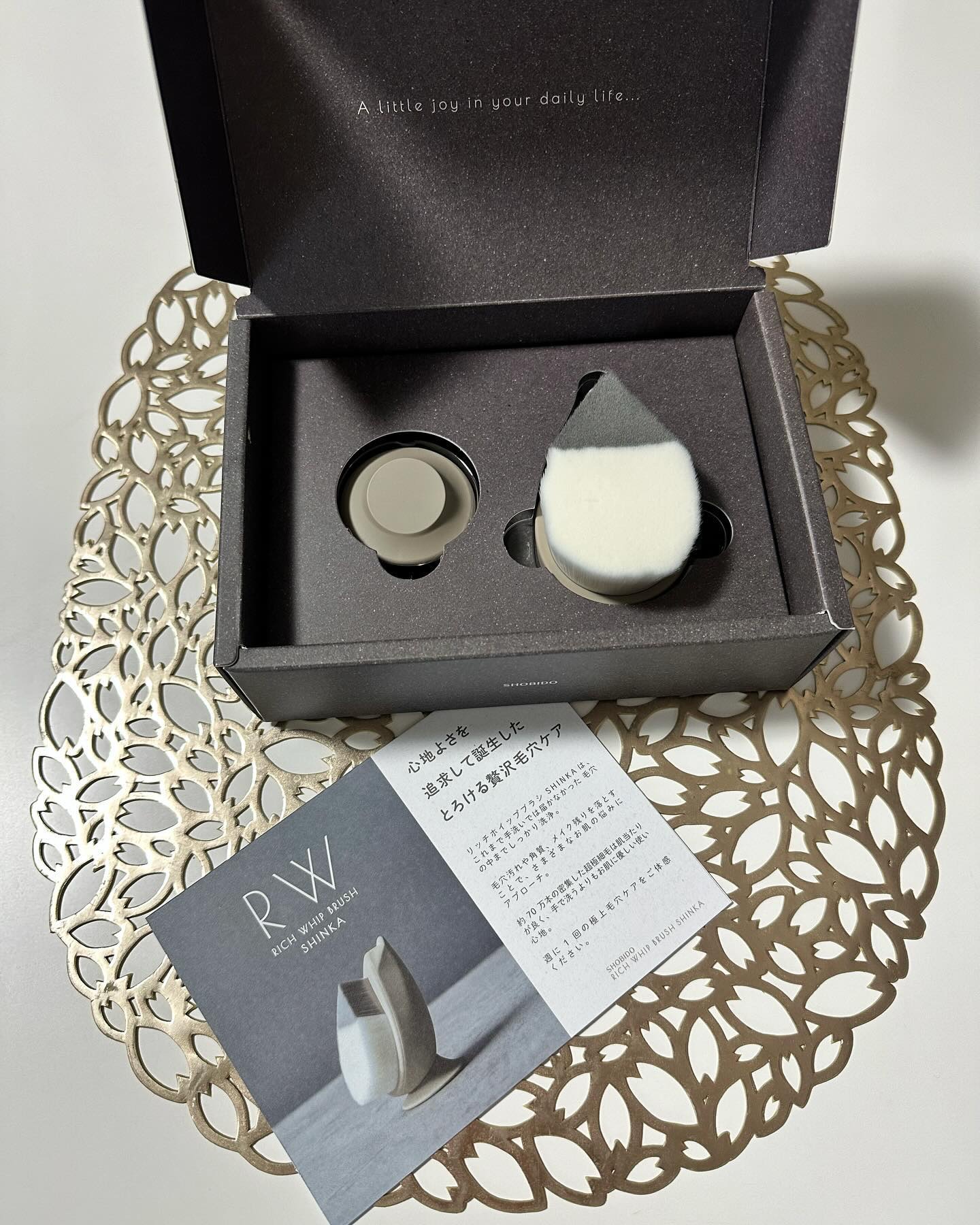 リッチホイップブラシSHINKA(シンカ)/SHOBIDO/その他スキンケアグッズを使ったクチコミ（1枚目）