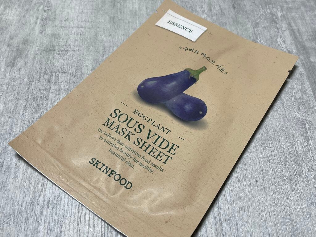 スーヴィッド マスクシート エッグプラント/SKINFOOD/シートマスク・パックを使ったクチコミ(1枚目)