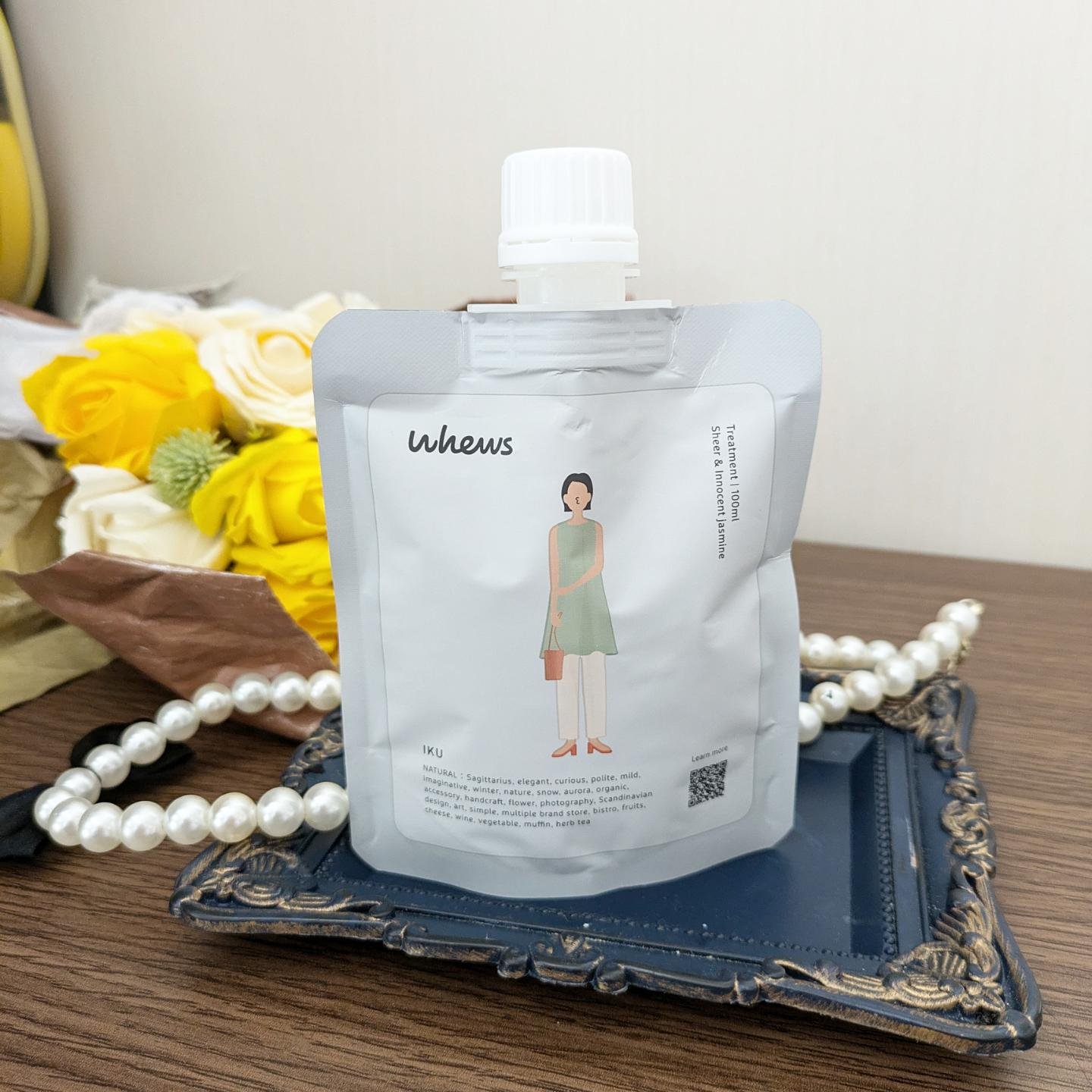 ノエル トリートメント ミニパウチ 100mL/whews/洗い流すヘアトリートメントを使ったクチコミ（3枚目）