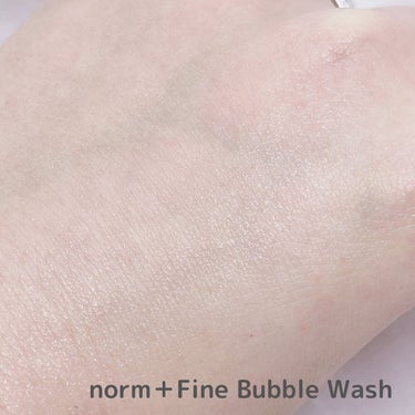 ファインバブルウォッシュ/norm+/泡洗顔を使ったクチコミ（4枚目）