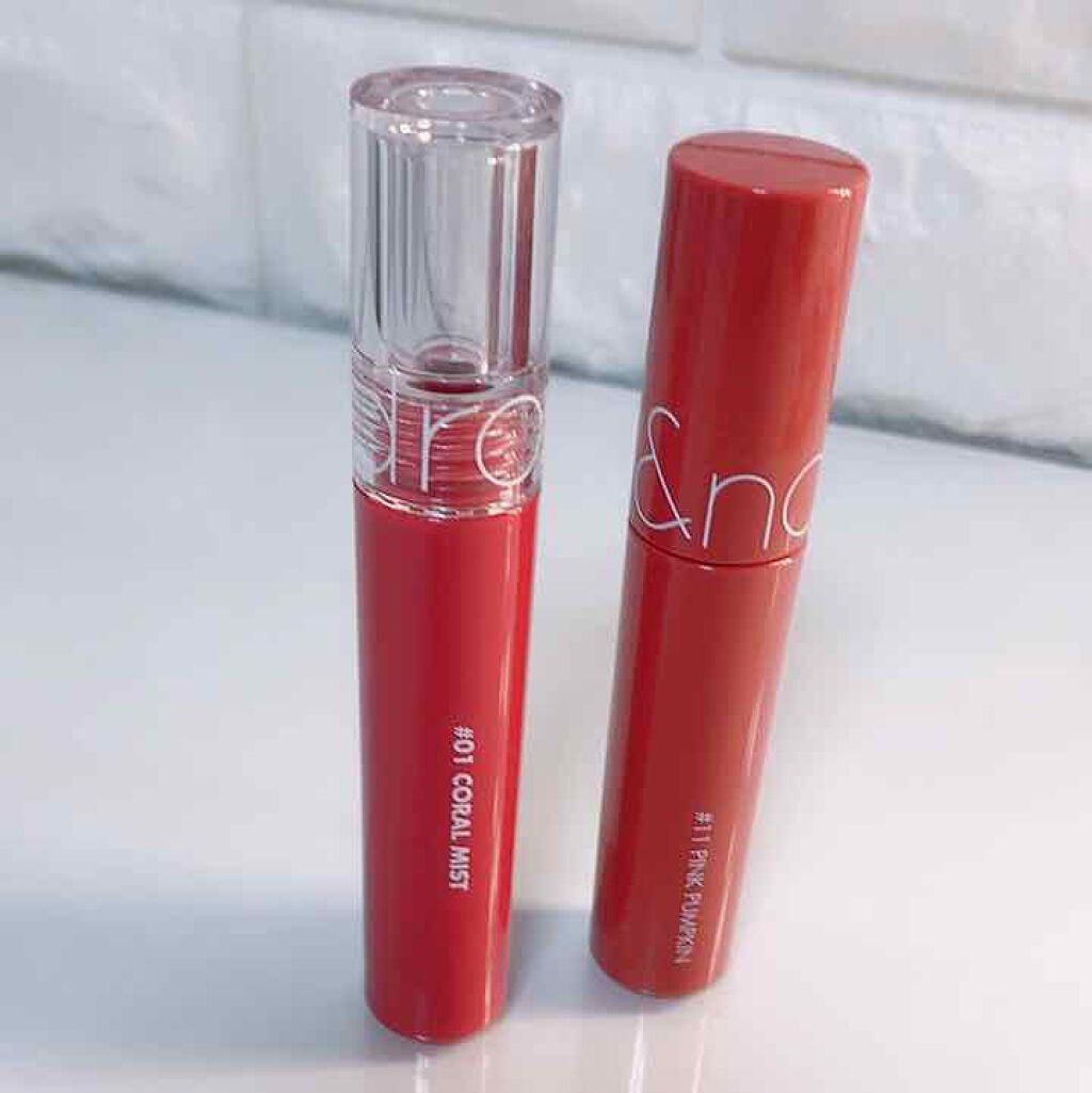 ジューシーラスティングティント/rom&nd/リップティントを使ったクチコミ（1枚目）