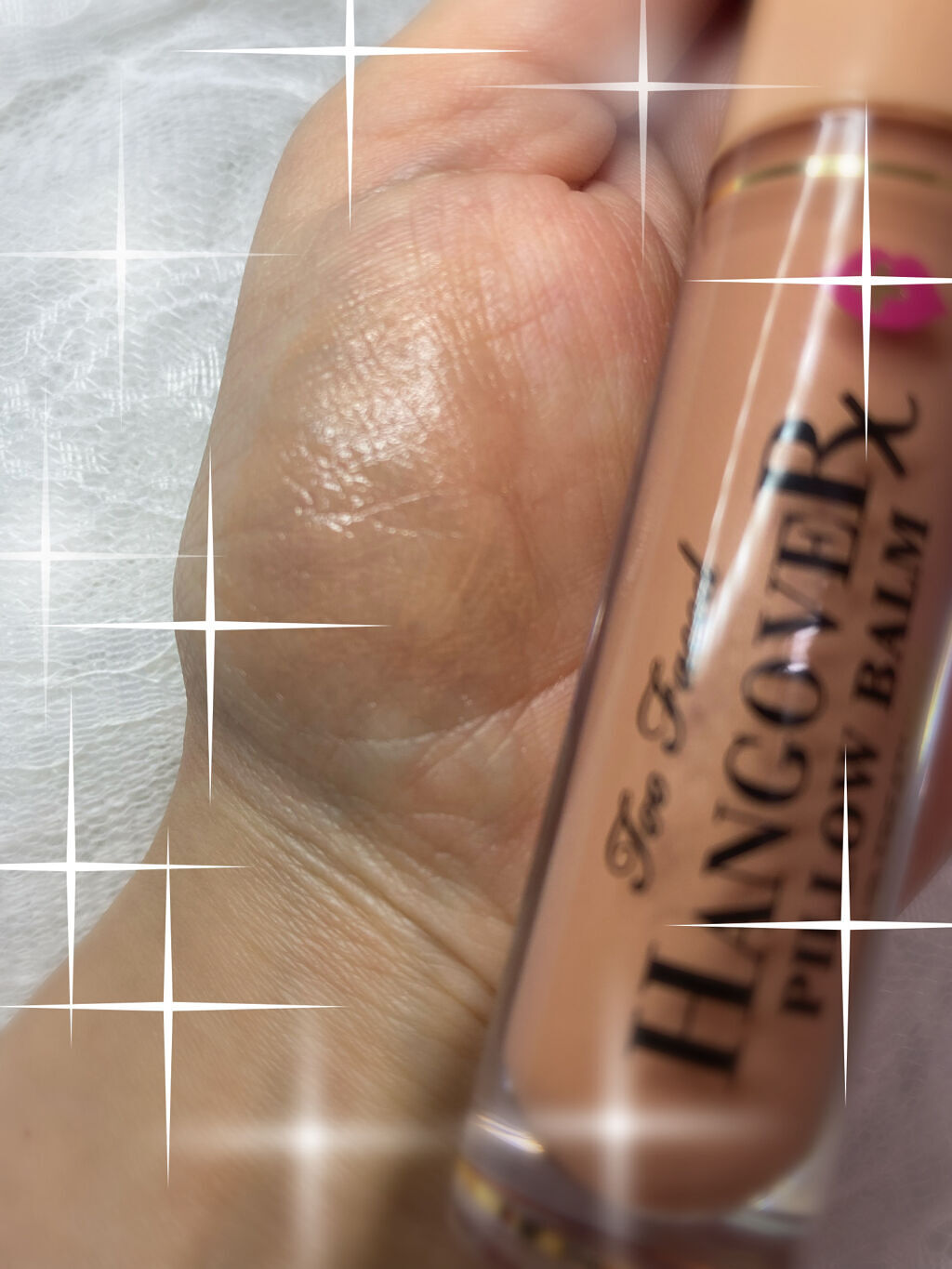 ～トゥー フェイスド ハングオーバー～ ピロー バーム リップ トリートメント/Too Faced/リップ美容液を使ったクチコミ（2枚目）