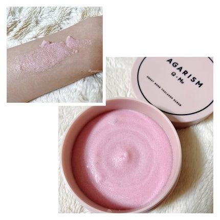 Q+Me スウィート ボム タラソ スクラブ/AGARISM/バスト・ヒップケアを使ったクチコミ(2枚目)