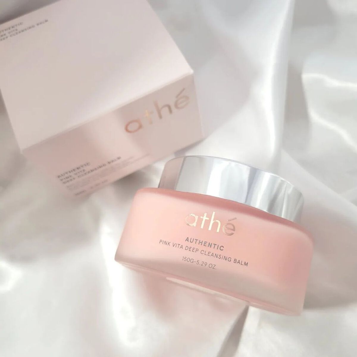 athe AUTHENTIC PINK VITA DEEP CLEANSING BALM/athé/クレンジングバームを使ったクチコミ（2枚目）