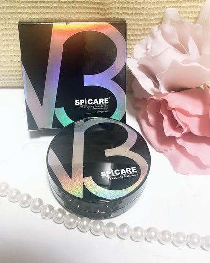 V3 エキサイティングファンデーション/SPICARE/クッションファンデーションを使ったクチコミ(1枚目)