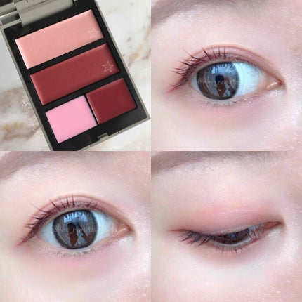 グローフリーダムパレットライジング/THREE/クリームハイライトを使ったクチコミ(3枚目)