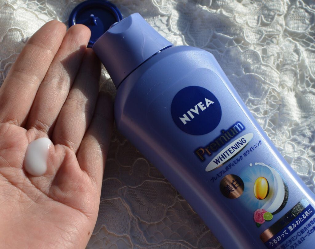 プレミアムボディミルク ホワイトニング【医薬部外品】 /ニベア/ボディミルクを使ったクチコミ(1枚目)