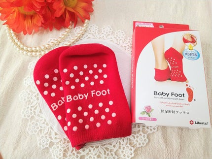 ベビーフット 保湿密封ソックス/ベビーフット/レッグ・フットケアを使ったクチコミ(1枚目)