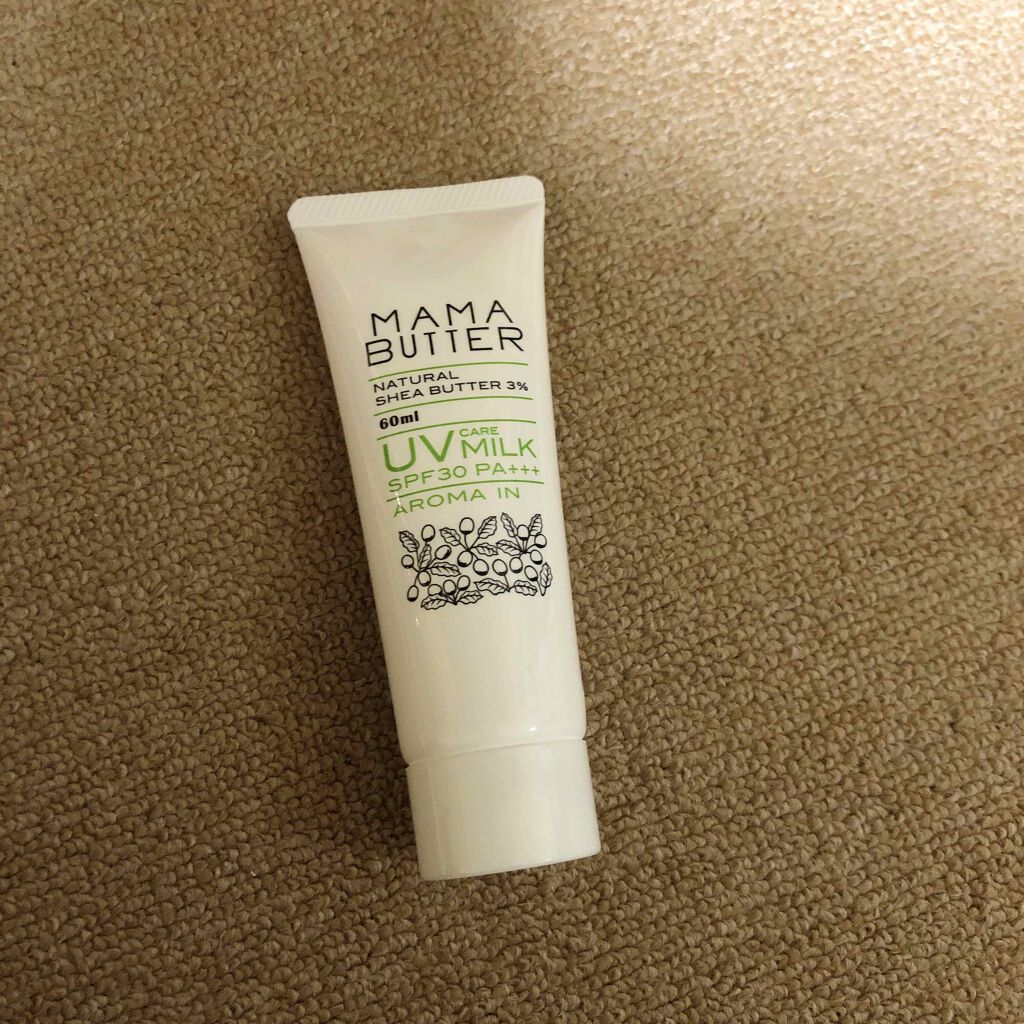 UVケアミルク アロマイン/ママバター/日焼け止めミルクを使ったクチコミ（1枚目）