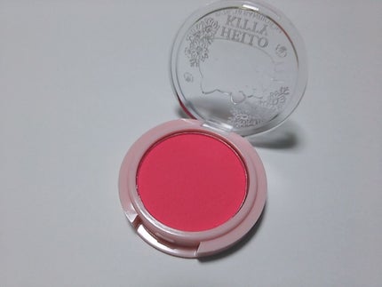 Blooming Kitty パウダーチーク/DAISO/パウダーチークを使ったクチコミ(2枚目)