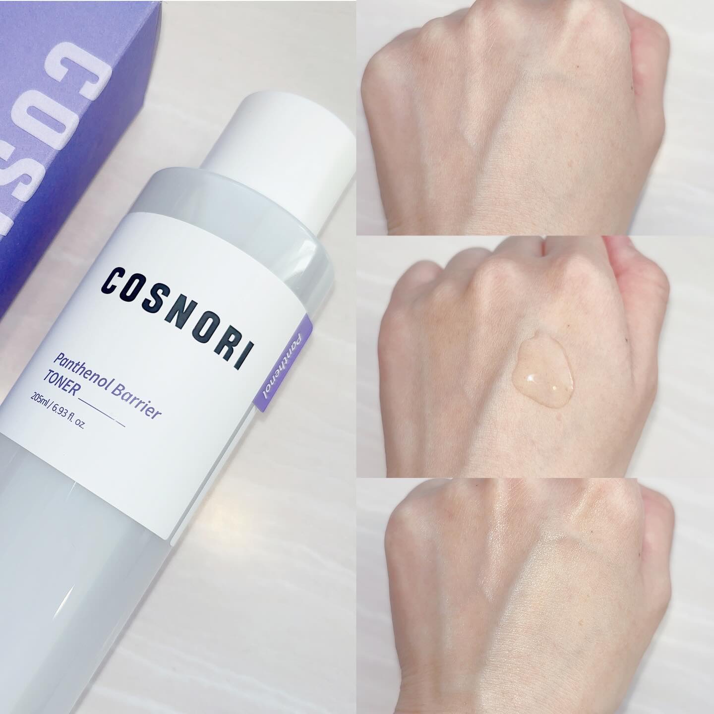 パンテノールバリアトナー/COSNORI/化粧水を使ったクチコミ（3枚目）