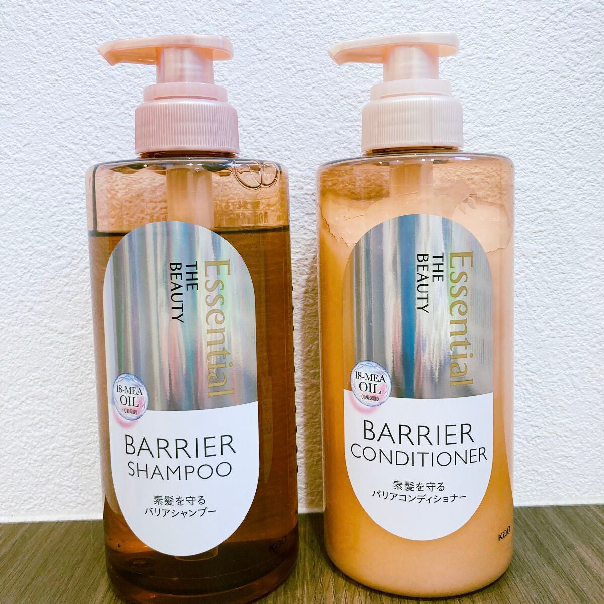 ザビューティ 髪のキメ美容素髪を守る バリアシャンプー/コンディショナー/エッセンシャル/シャンプー・コンディショナーを使ったクチコミ(1枚目)