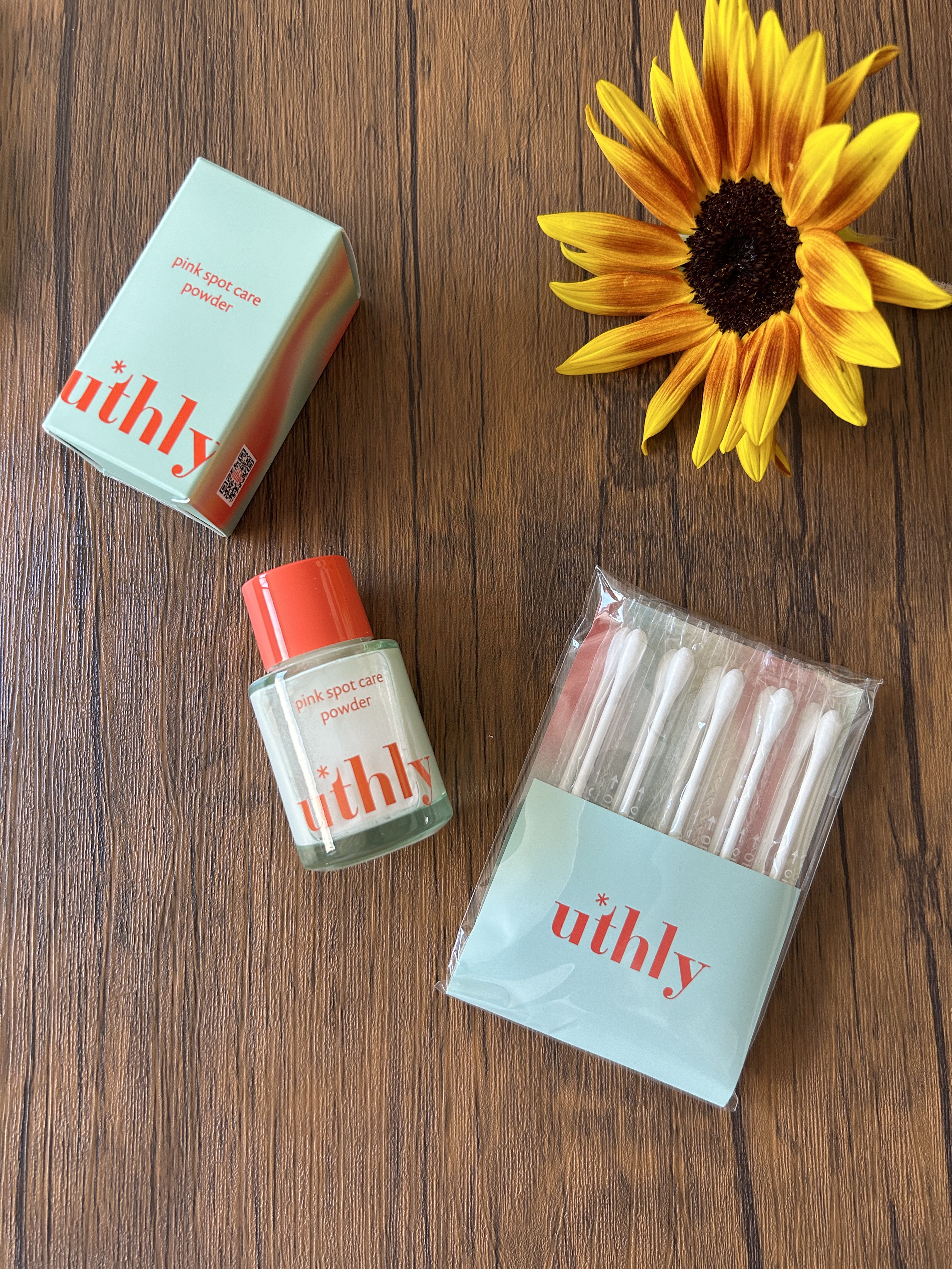 ピンクスポットケアパウダー/uthly/その他スキンケアを使ったクチコミ（2枚目）