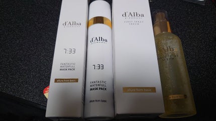 ダルバ ホワイトトリュフファーストスプレーセラム/ダルバ/ミスト状化粧水を使ったクチコミ(1枚目)