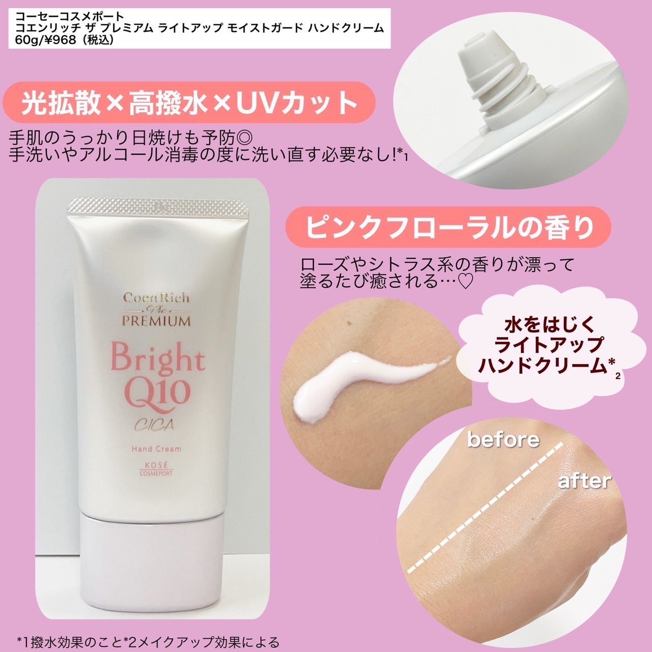 コエンリッチ ザ プレミアム 薬用CICAリペア ハンドクリーム/コエンリッチQ10/ハンドクリームを使ったクチコミ(2枚目)