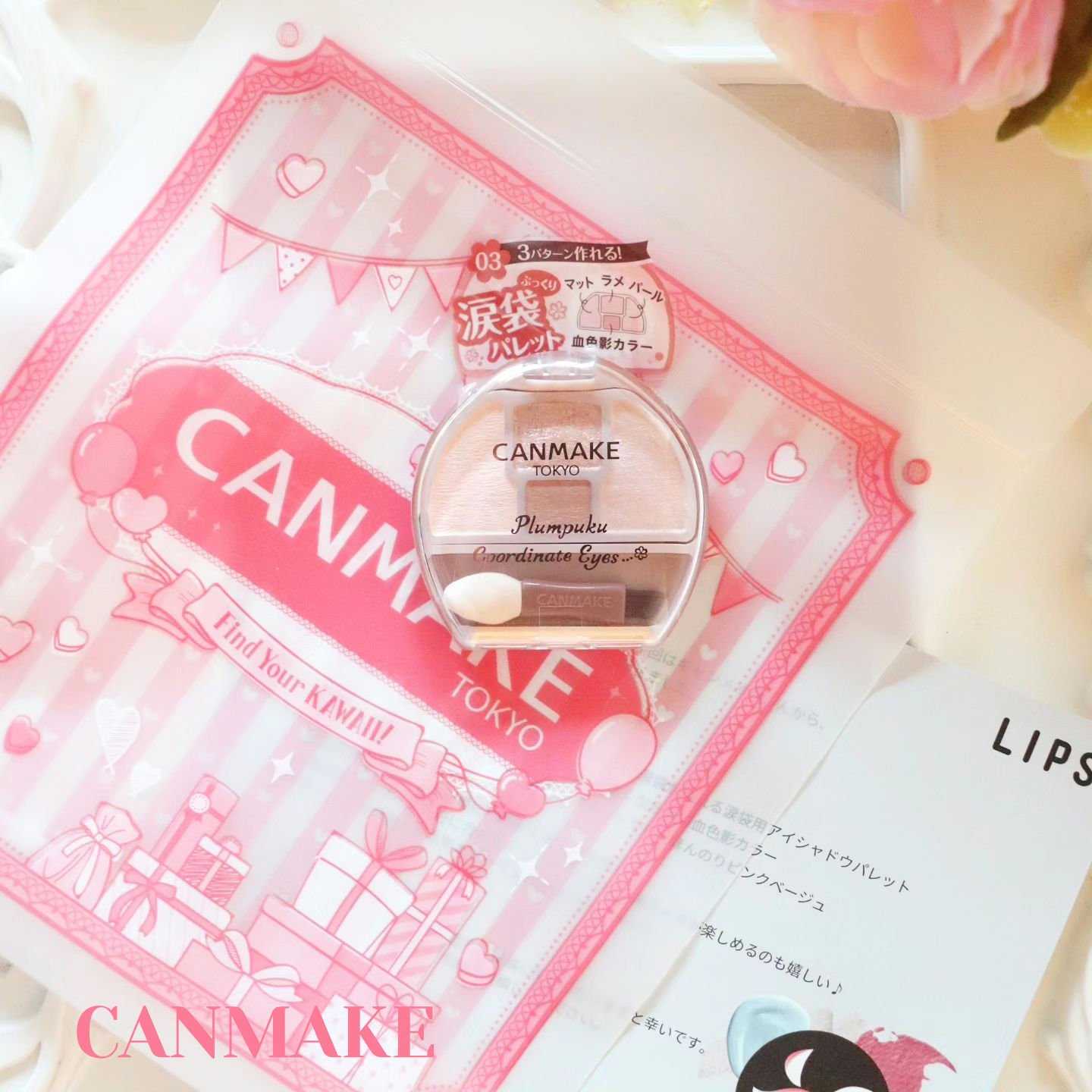 プランぷくコーデアイズ/キャンメイク/パウダーアイシャドウを使ったクチコミ（1枚目）