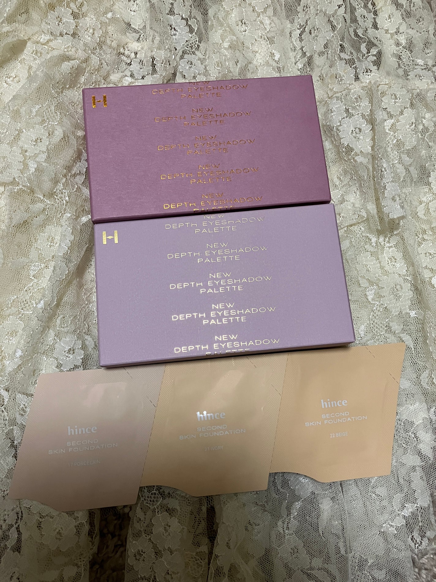 ニューデップスアイシャドウパレット/hince/アイシャドウパレットを使ったクチコミ(1枚目)