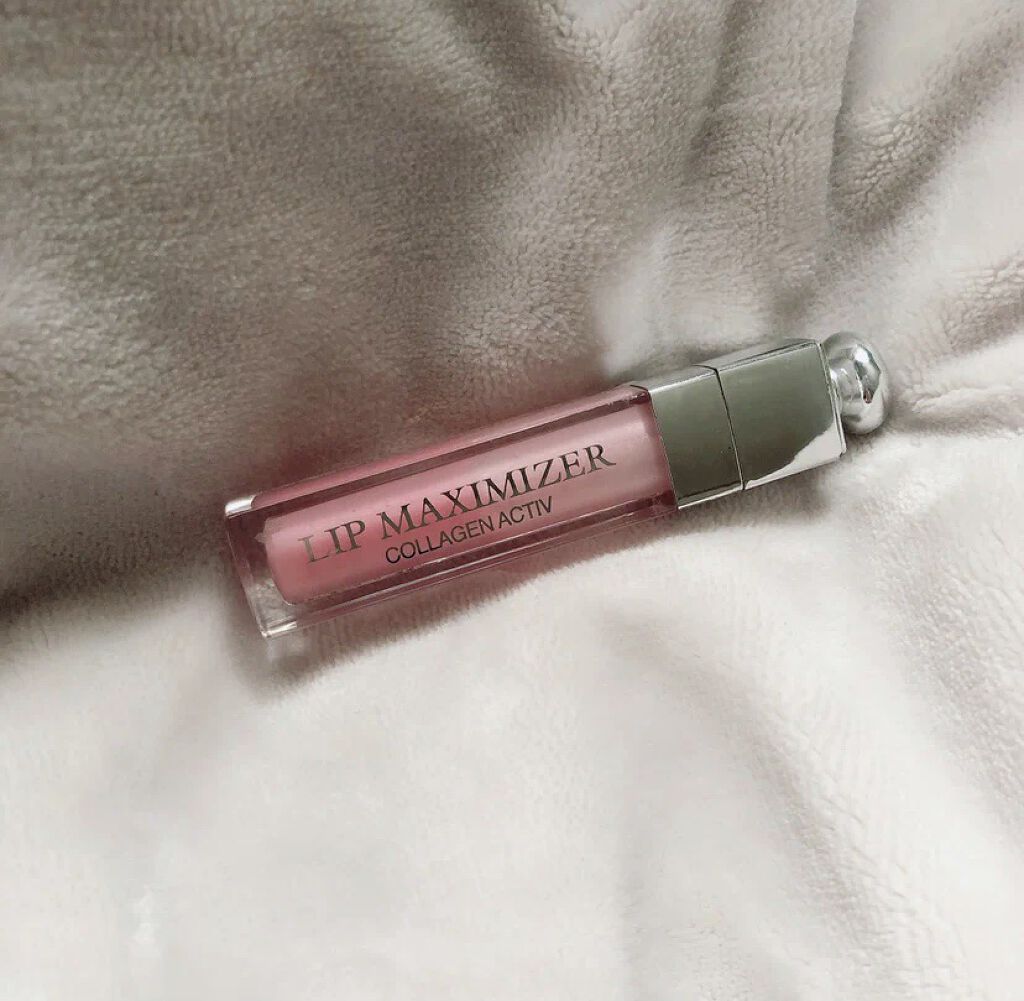 【旧】ディオール アディクト リップ マキシマイザー 001 ピンク（ディオールマニア限定品）（生産終了）/Dior/リップグロスを使ったクチコミ（2枚目）