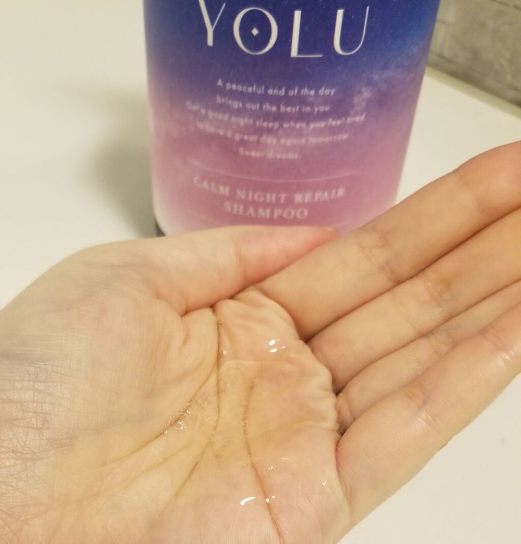 カームナイトリペアシャンプー／トリートメント/YOLU/市販シャンプーを使ったクチコミ（2枚目）