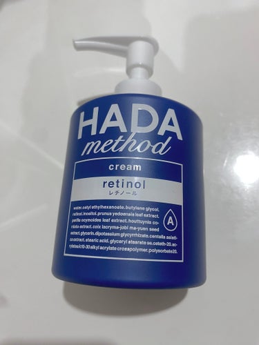 HADA method HADA method レチノペアクリームのクチコミ「日本製、日本処方のレチノールボディクリームです♡
保湿効果でつるふわ肌を目指し、乾燥ごわつき肌.....」（1枚目）