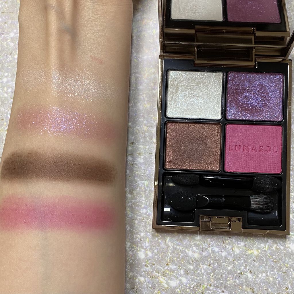アイカラーレーション/LUNASOL/アイシャドウパレットを使ったクチコミ（3枚目）