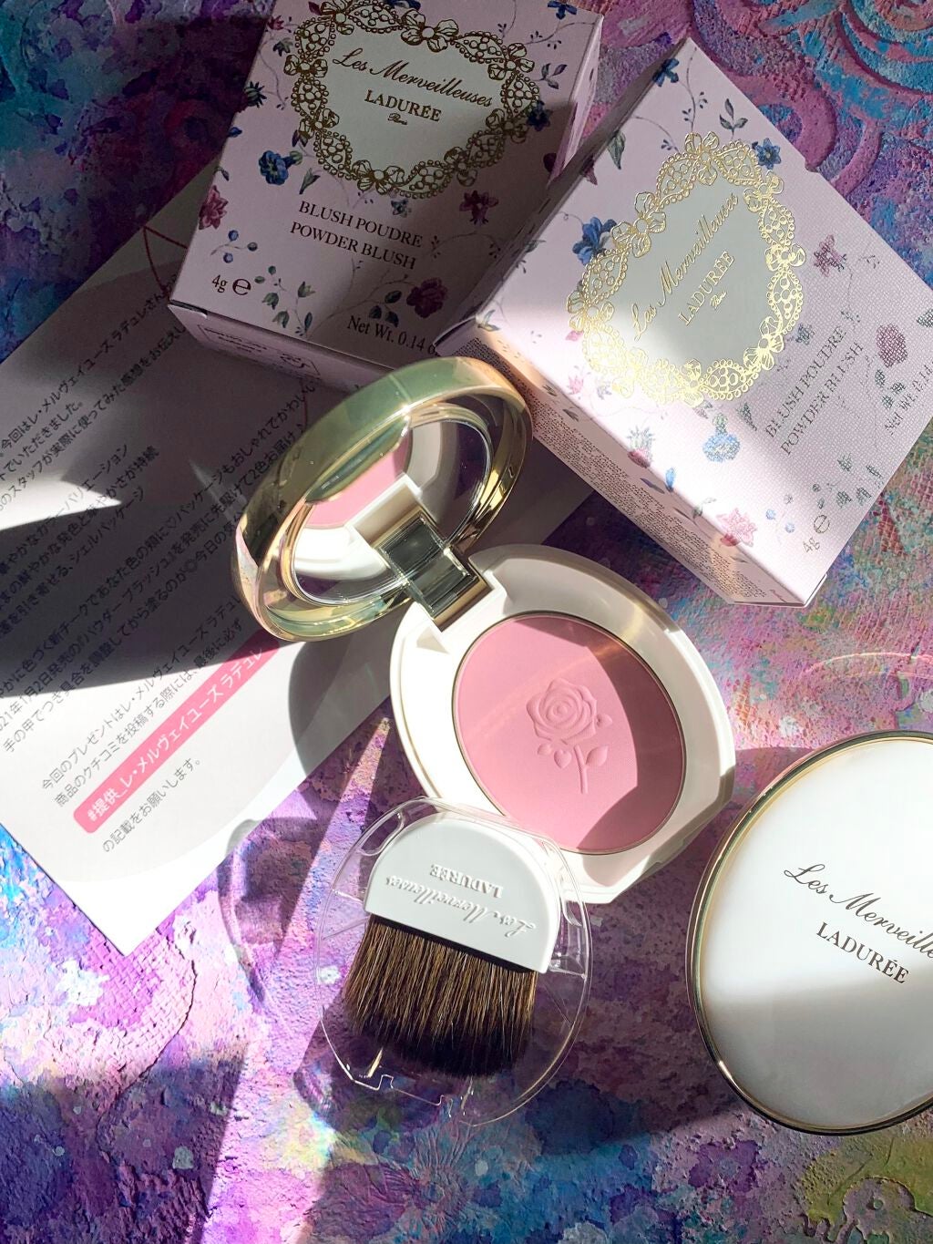 パウダーブラッシュ/レ・メルヴェイユーズ ラデュレ/パウダーチークを使ったクチコミ(1枚目)