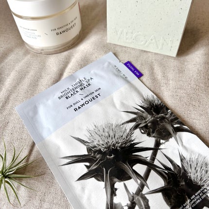 ミルクシスルブライトニングスパブラックマスク/RAWQUEST/シートマスク・パックを使ったクチコミ(1枚目)