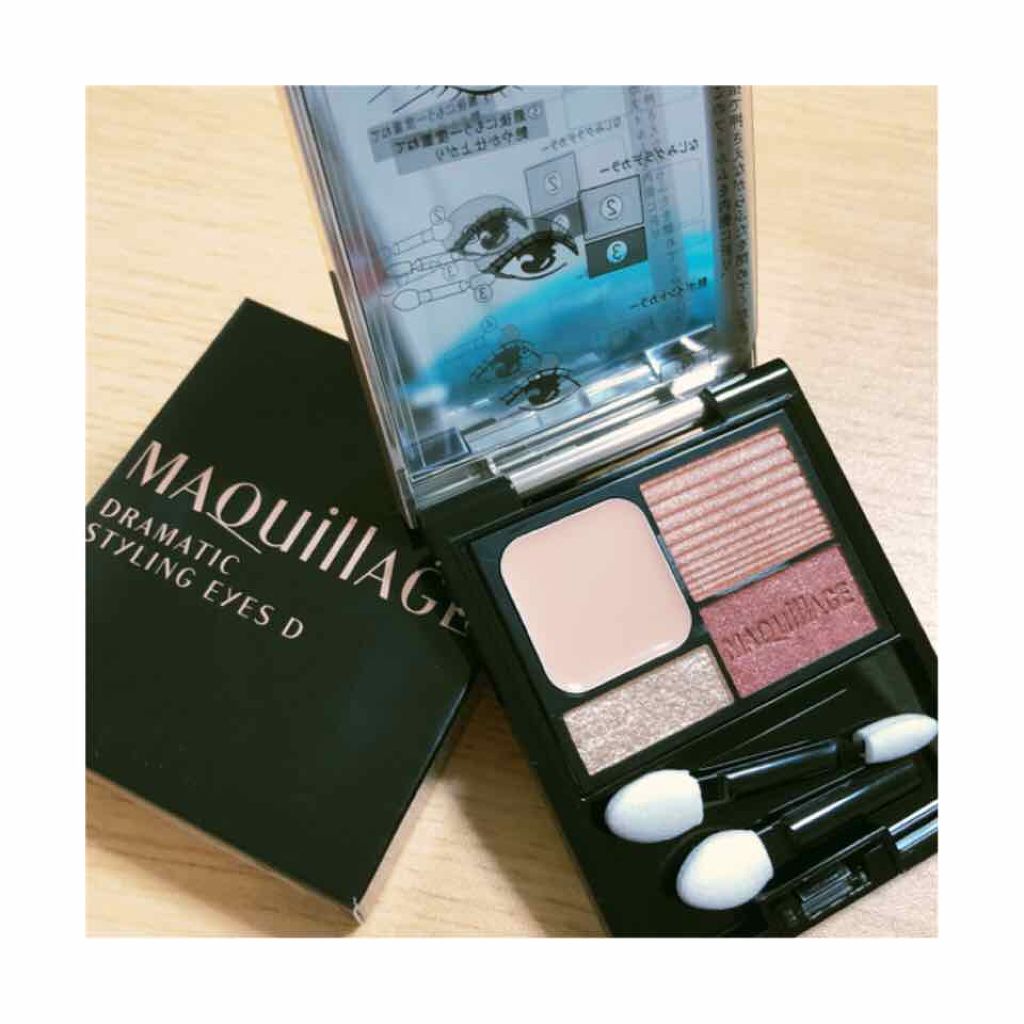 ドラマティックスタイリングアイズD/マキアージュ/アイシャドウパレットを使ったクチコミ(1枚目)