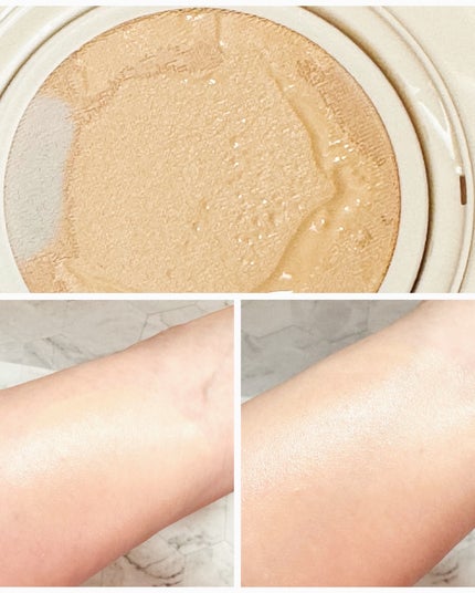 ブリージンググロークッション/Healus/クッションファンデーションを使ったクチコミ(6枚目)