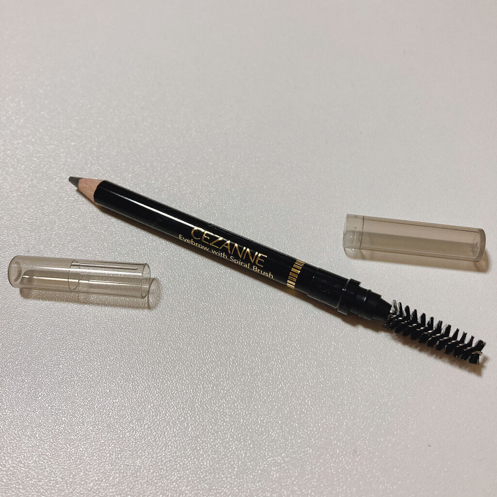 ブラシ付 アイブロウ/CEZANNE/アイブロウペンシルを使ったクチコミ（3枚目）