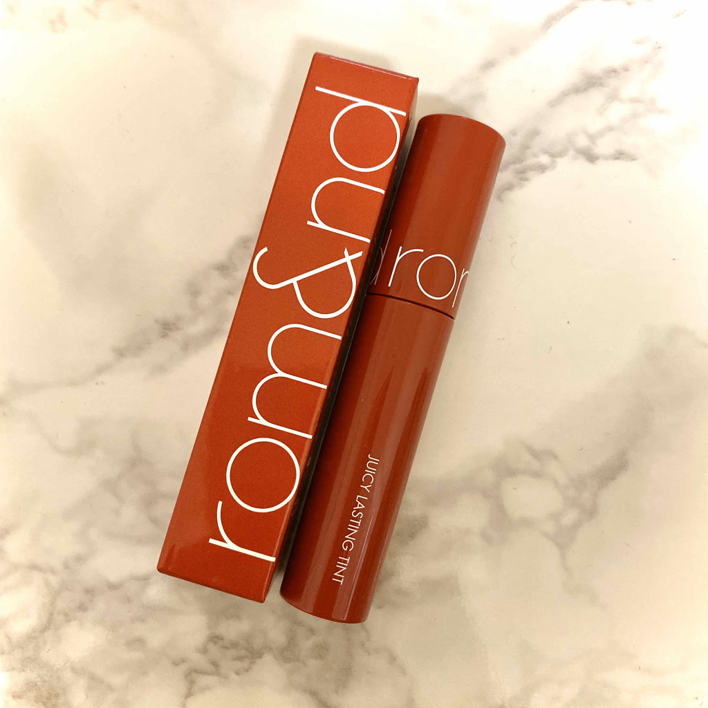 ジューシーラスティングティント/rom&nd/リップティントを使ったクチコミ（1枚目）