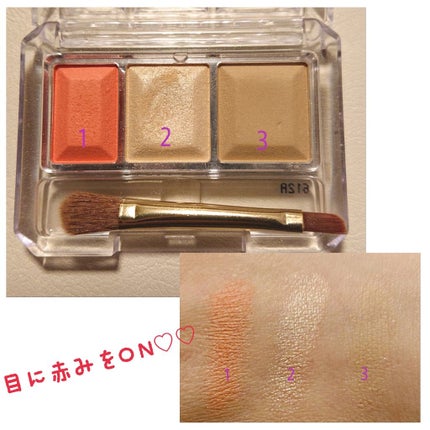 シークレットカラーアイズ/キャンメイク/アイシャドウパレットを使ったクチコミ(2枚目)
