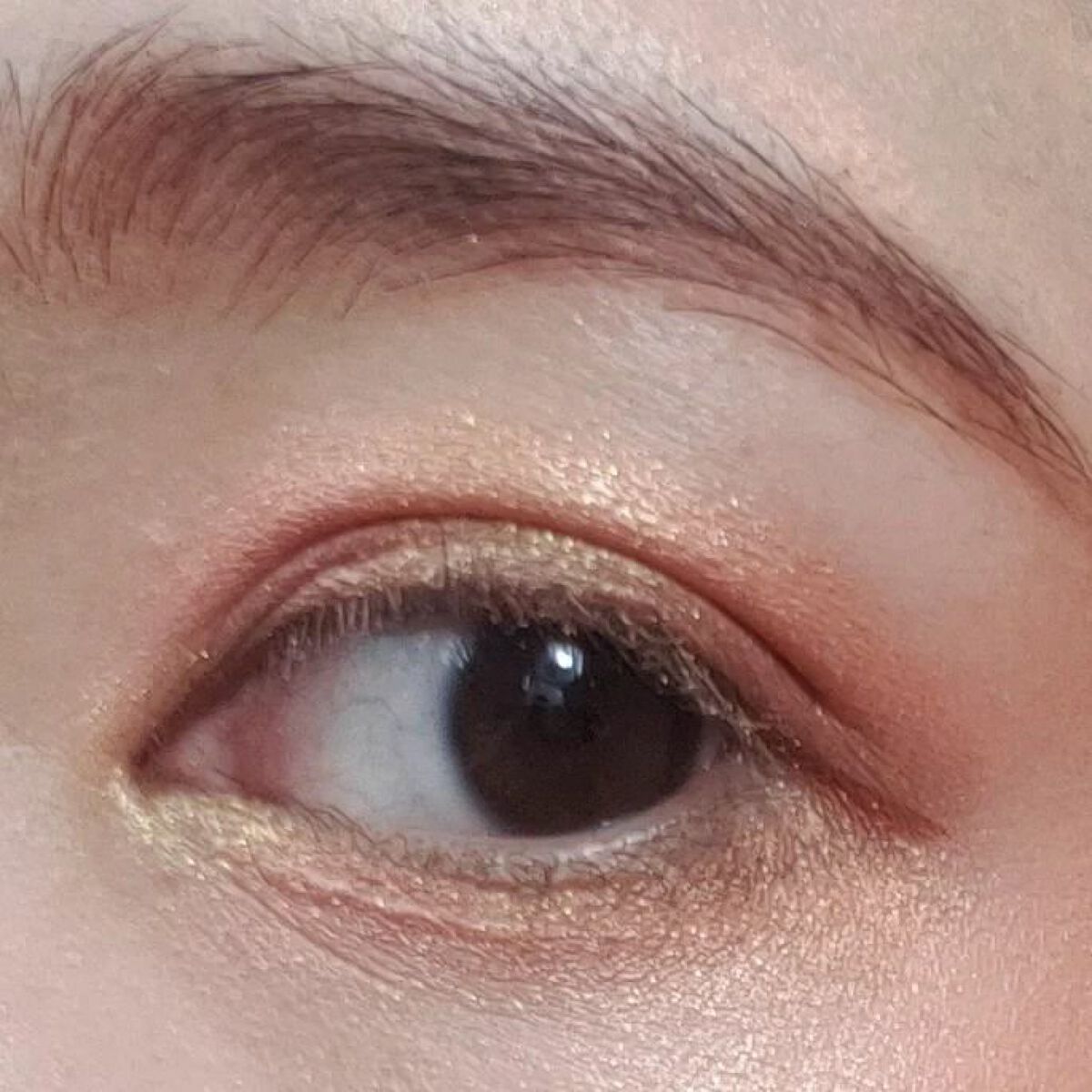 プレスド アイシャドー（レフィル） PR ゴールド/shu uemura/単色アイシャドウを使ったクチコミ（3枚目）