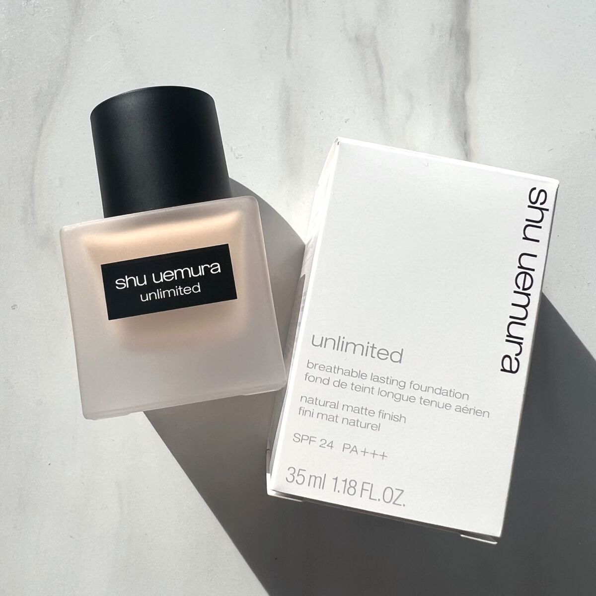 (旧)アンリミテッド ラスティング フルイド/shu uemura/リキッドファンデーションを使ったクチコミ(1枚目)