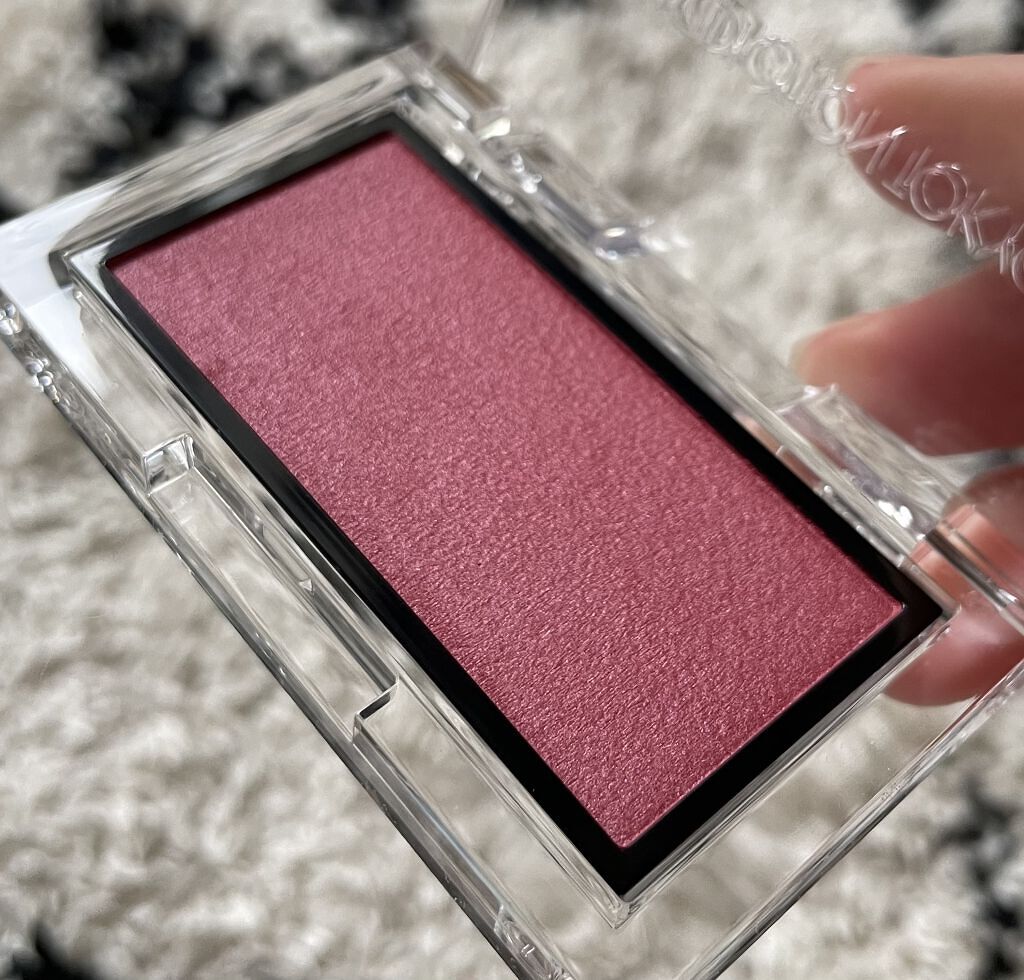 アディクション ザ ブラッシュ パール 010P Evening Hibiscus/ADDICTION/パウダーチークを使ったクチコミ（2枚目）